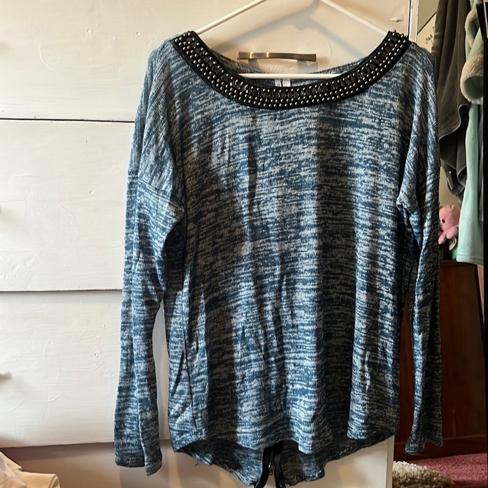 Long Sleeve blue Medium Shirt